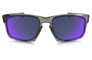 Oakley Silver Sunglasses Grey Smoke Frame, Positive Red Iridium Polarized Lens-OO9262-11