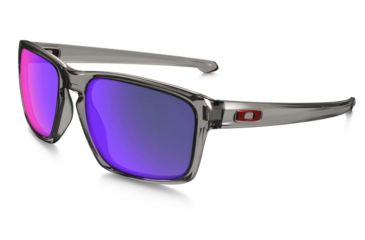 Oakley Silver Sunglasses Grey Smoke Frame, Positive Red Iridium Polarized Lens-OO9262-11