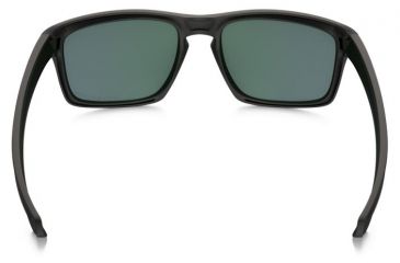 Oakley Silver Sunglasses Matte Black Frame, Violet Iridium Polarized Lens-OO9262-10