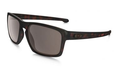 Oakley Silver Sunglasses Matte Brown Tortoise Frame, Warm Grey Lens-OO9262-03