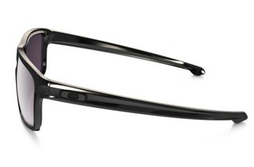 Oakley Silver Sunglasses Polished Black Frame, Prizm Daily Polarized Lens-OO9262-07