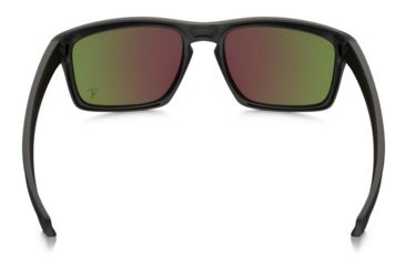 Oakley Sliver Sunglasses Matte Black Frame, Ruby Iridium Lens-OO9262-12