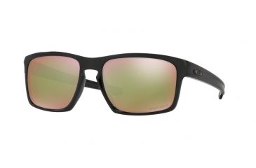 Oakley Sliver Sunglasses 926238-57 - Polished Black Frame, Prizm Shallow H2o Polarized Lenses