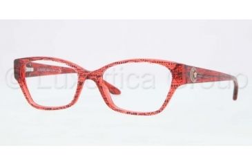 versace red frame glasses