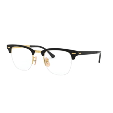 black and gold ray bans eyeglasses