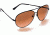 Serengeti Aviator Sunglasses - Large, Black Frame, Drivers Gradient Lenses 5222
