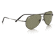 Serengeti Aviator Sunglasses, Medium - Gunmetal Frame, 555nm Lens GG6785